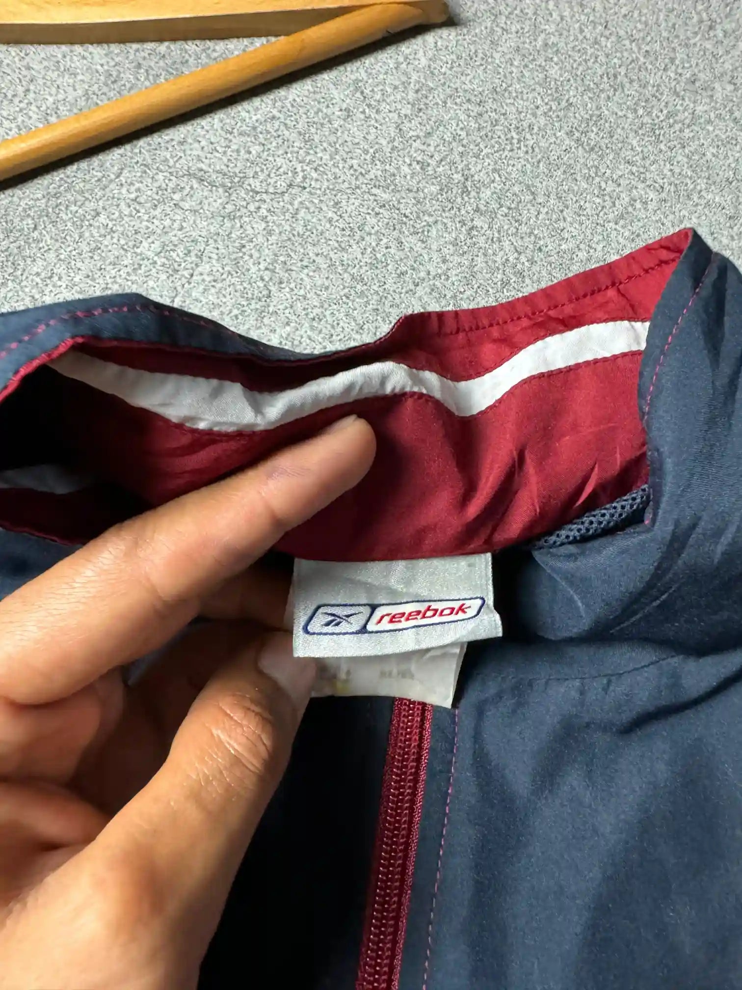 REEBOK VINTAGE LOOSE ZIP POCKETS JACKET // LARGE 🥶👀