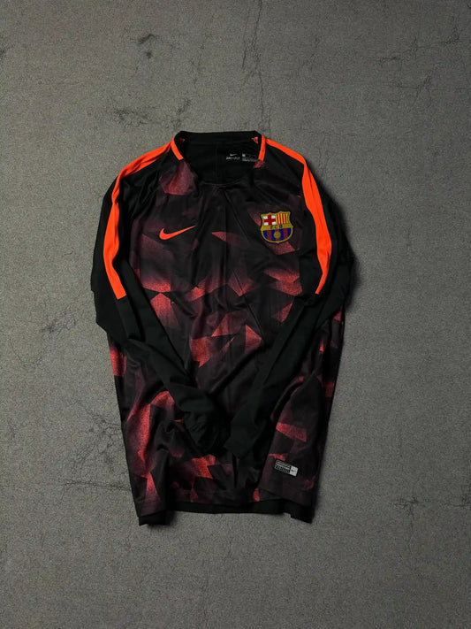 BARCA X NIKE DRI-FIT TRAINING TOP// THUMBHOLDERS//LARGE🔥🥶