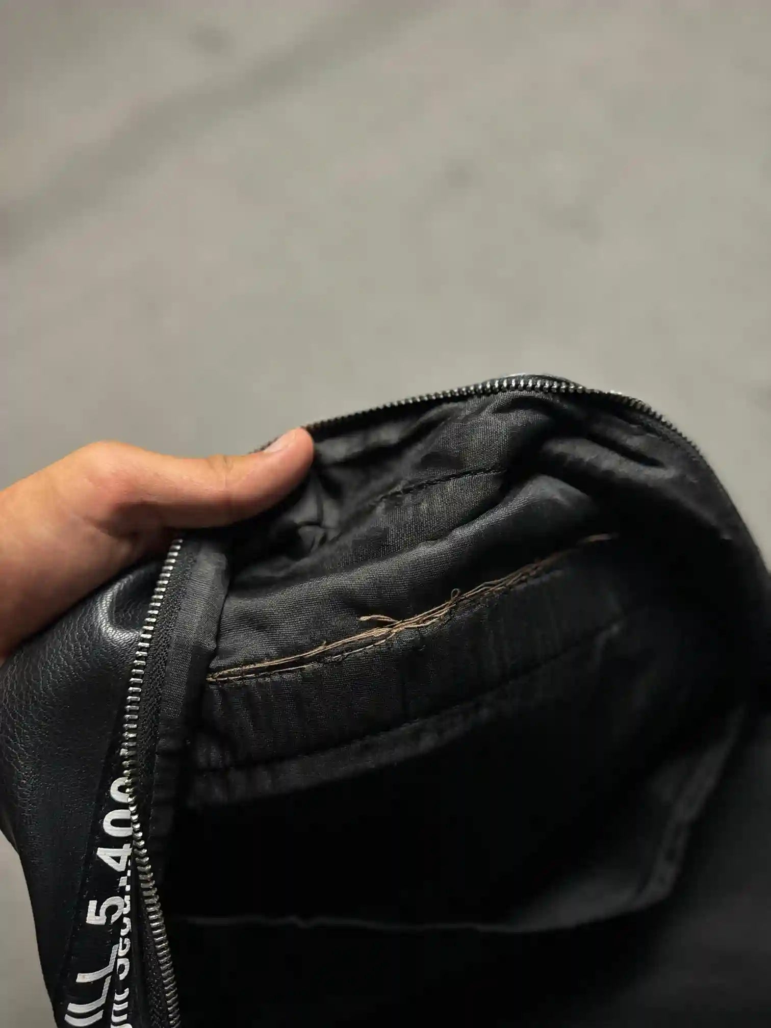 OFFWHITE LEATHER BACKPACK