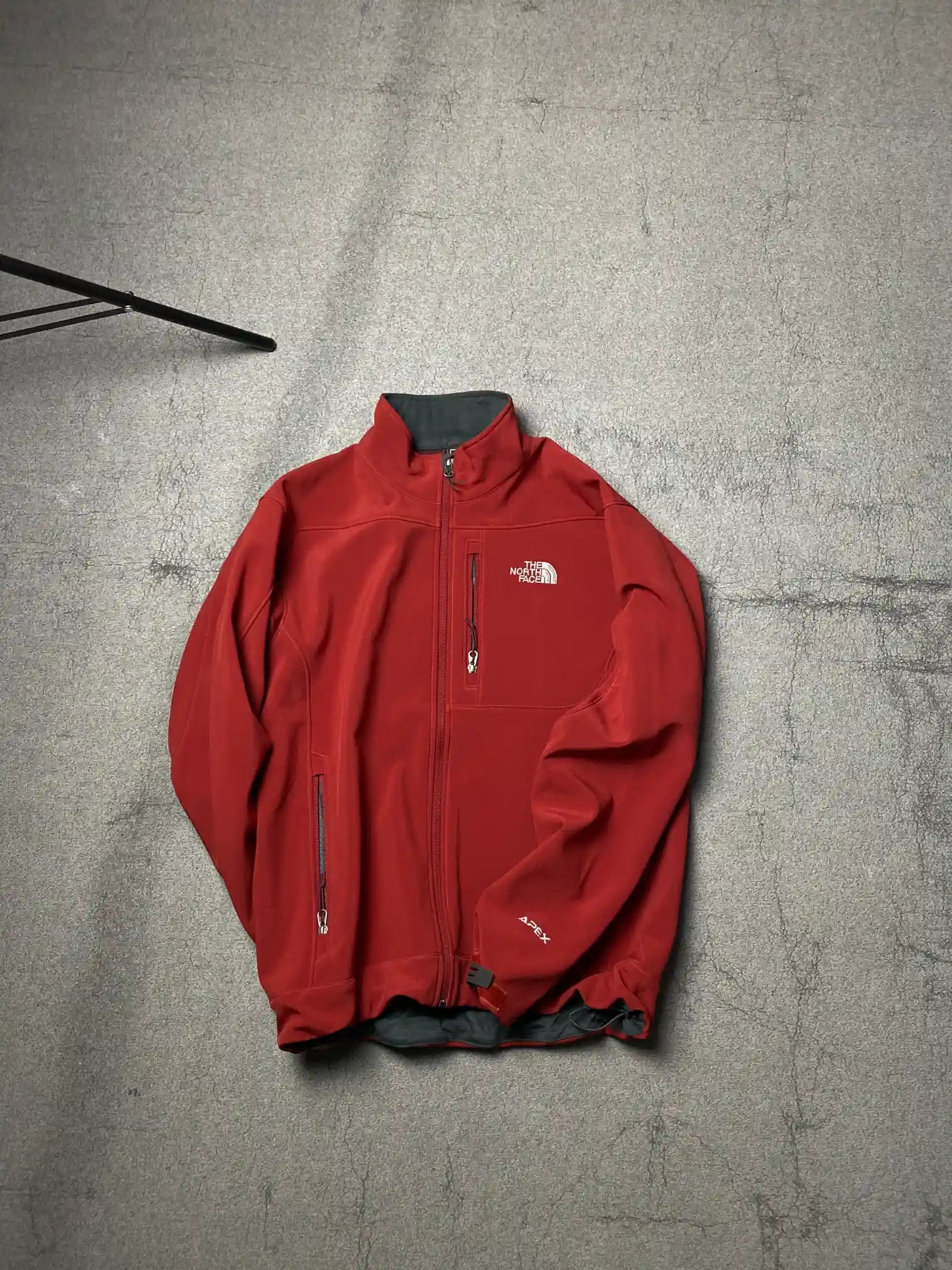 The North Face Apex Full Zip Soft Shell Jacket Red Men's