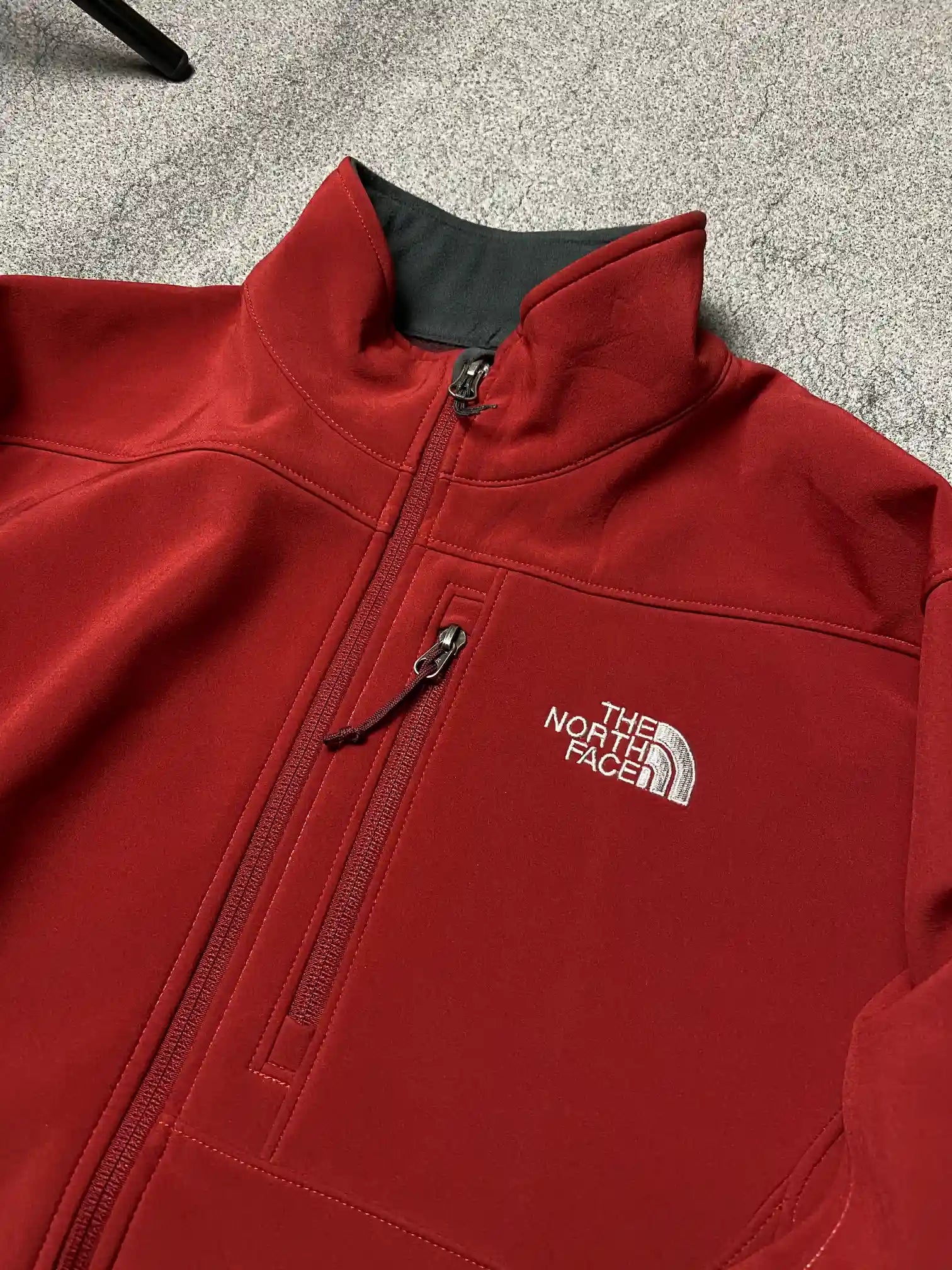 The North Face Apex Full Zip Soft Shell Jacket Red Men's