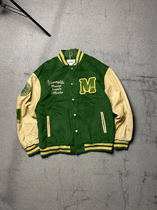 MESSAGE VARSITY JACKET // LARGE