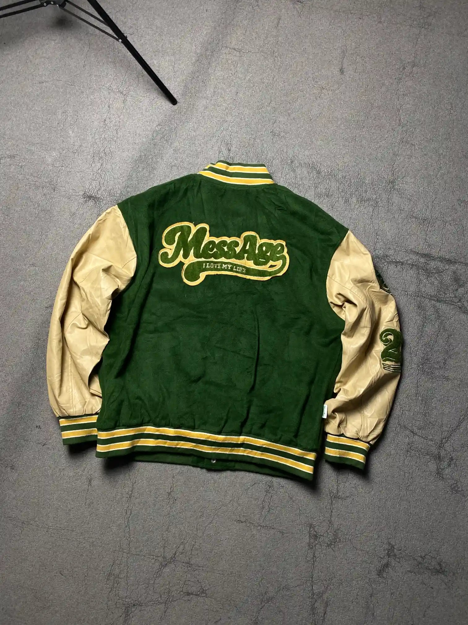 MESSAGE VARSITY JACKET // LARGE