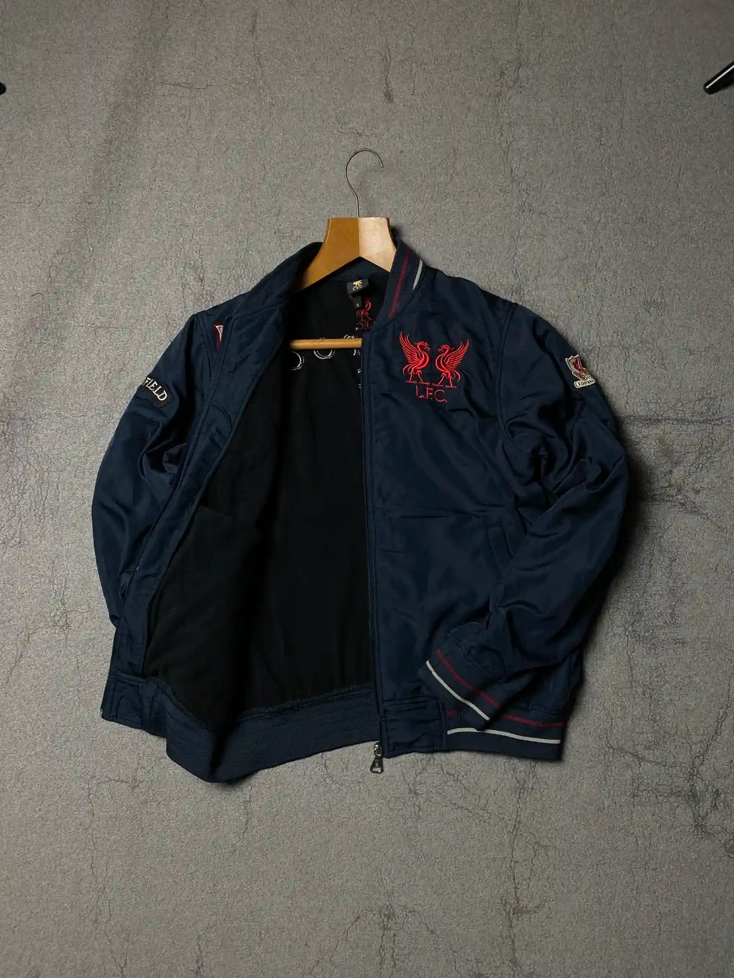 LIVERPOOL AUTHENTIC BOMBER JACKET // ADULT SMALL🔥🥶