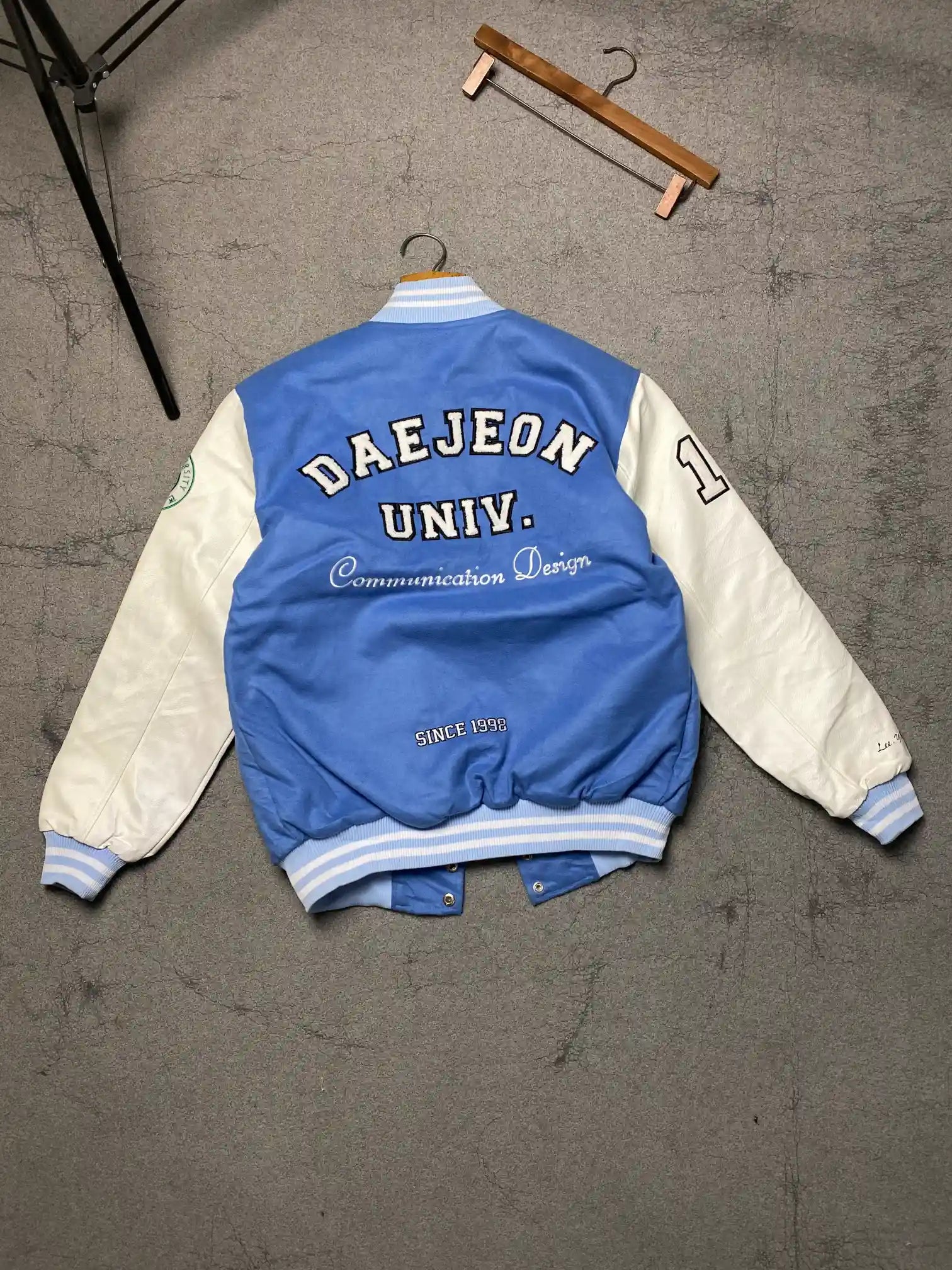 LEATHER SLEEVES VARSITY JACKETS