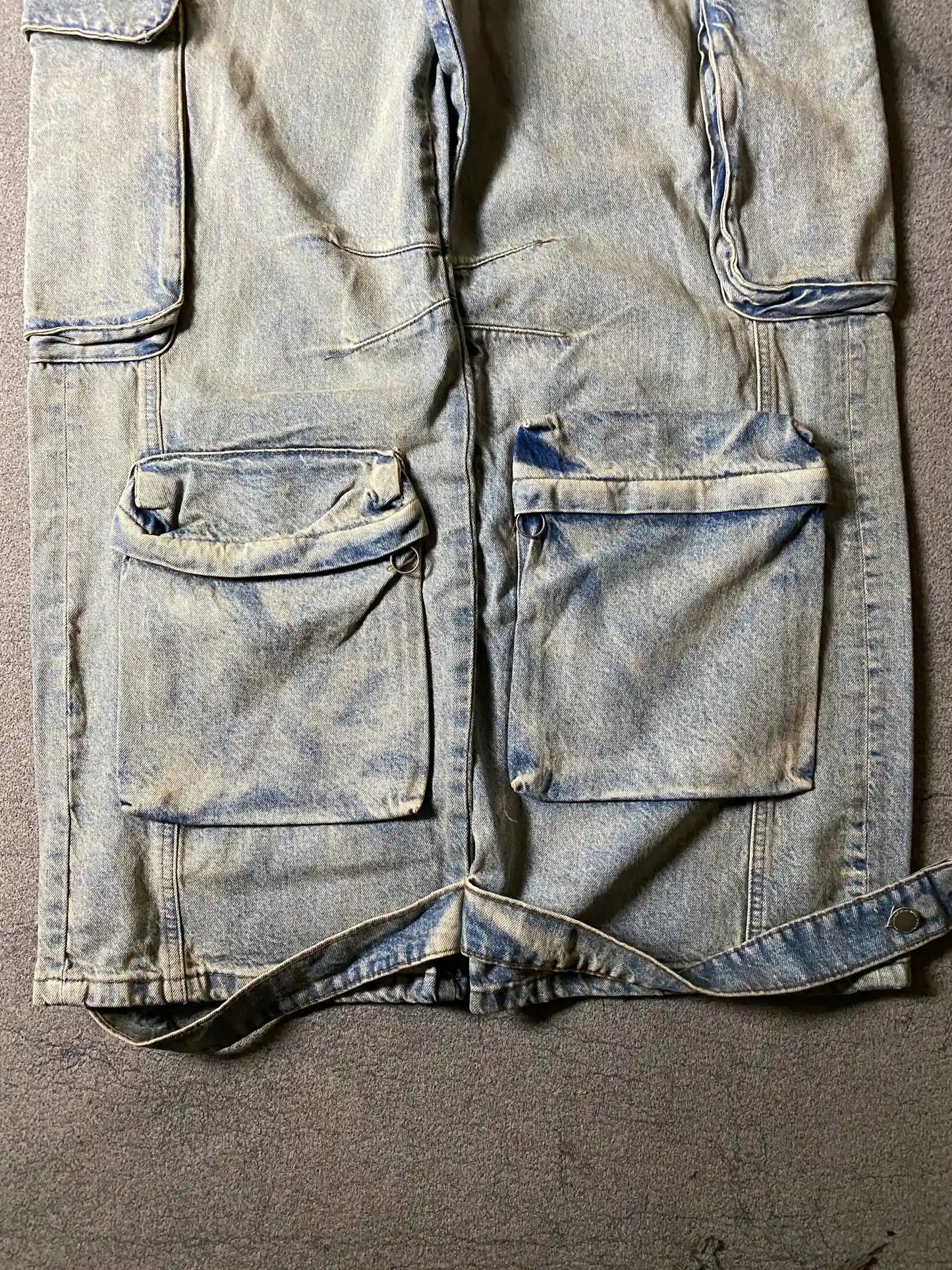 ZARA CARGO BAGGY PANTS
