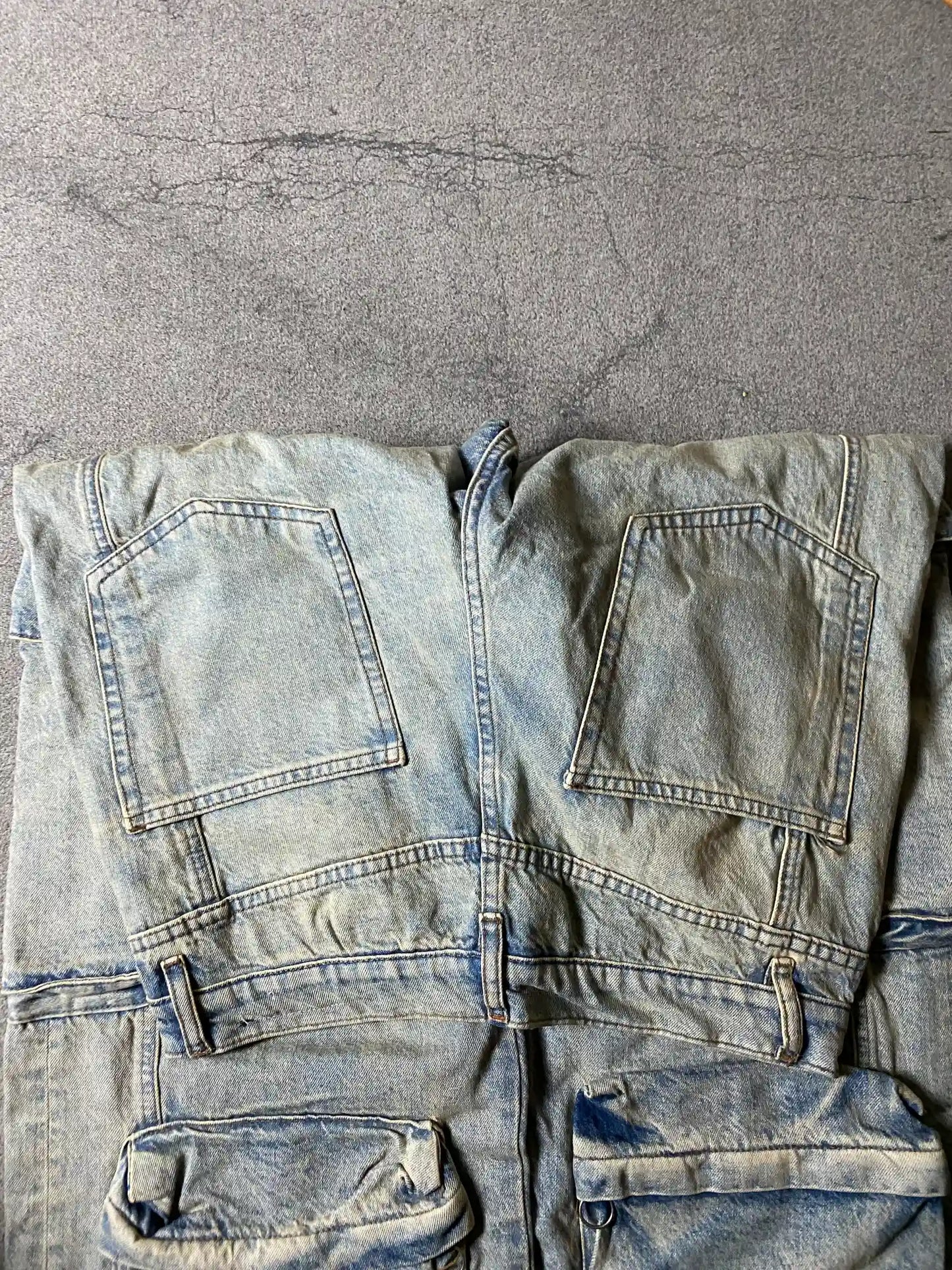 ZARA CARGO BAGGY PANTS