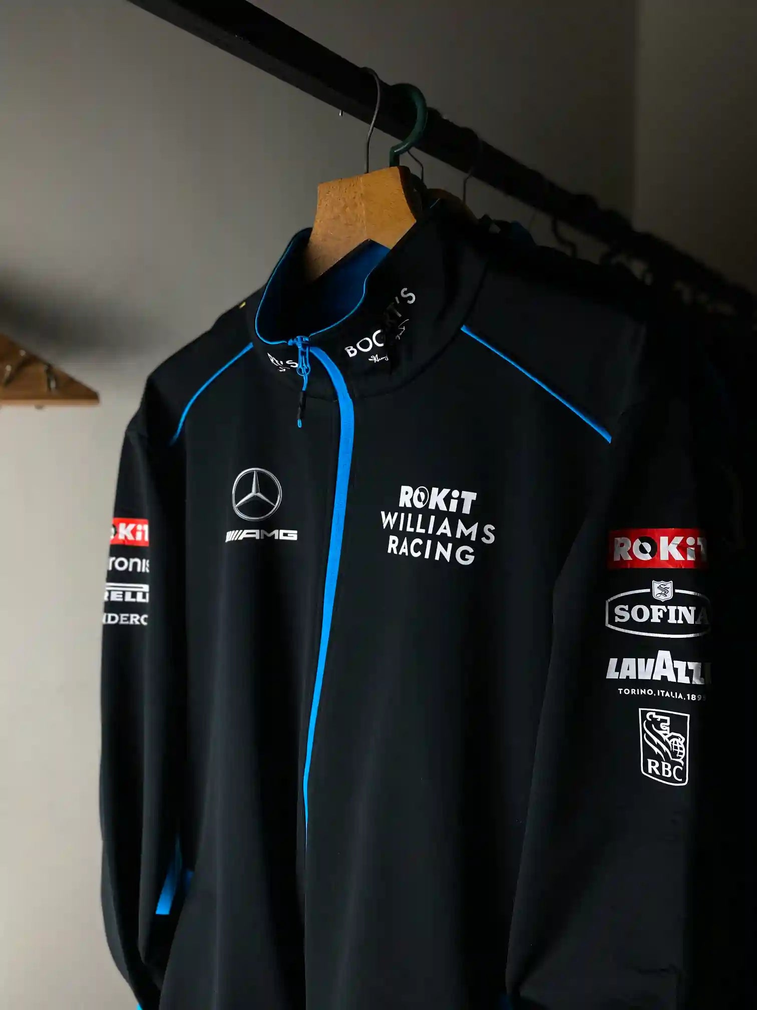 Rokit Williams Racing Mercedes AMG Official Apparel Jacket Soft Shell F1 Formula 1 // XL