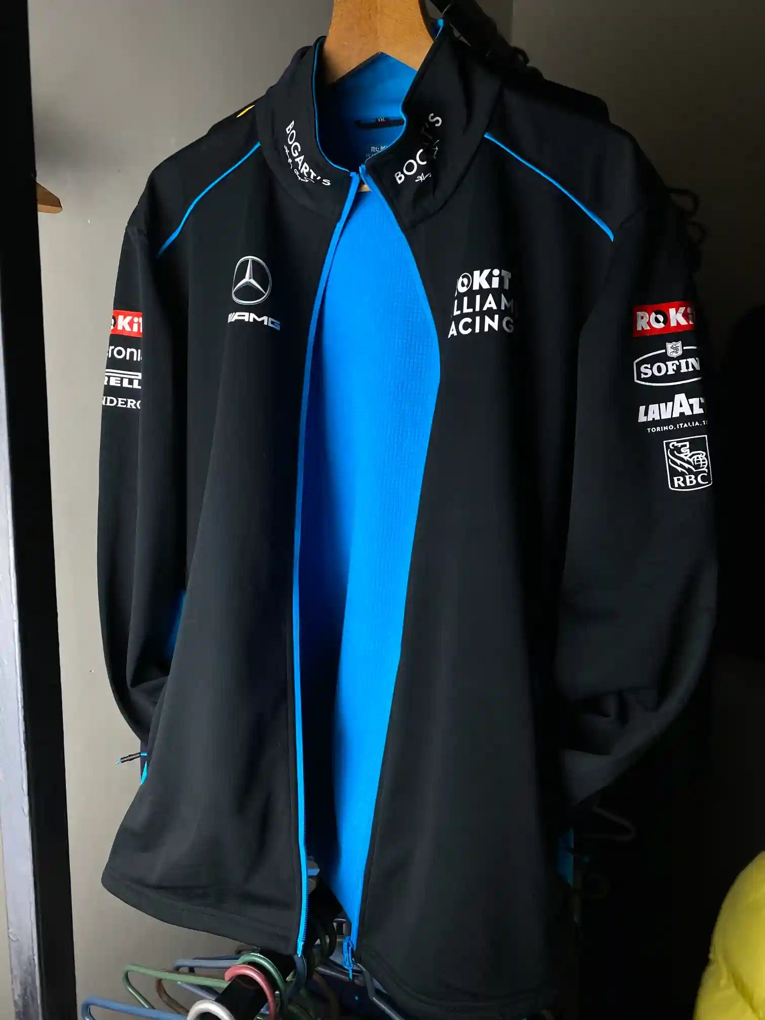 Rokit Williams Racing Mercedes AMG Official Apparel Jacket Soft Shell F1 Formula 1 // XL