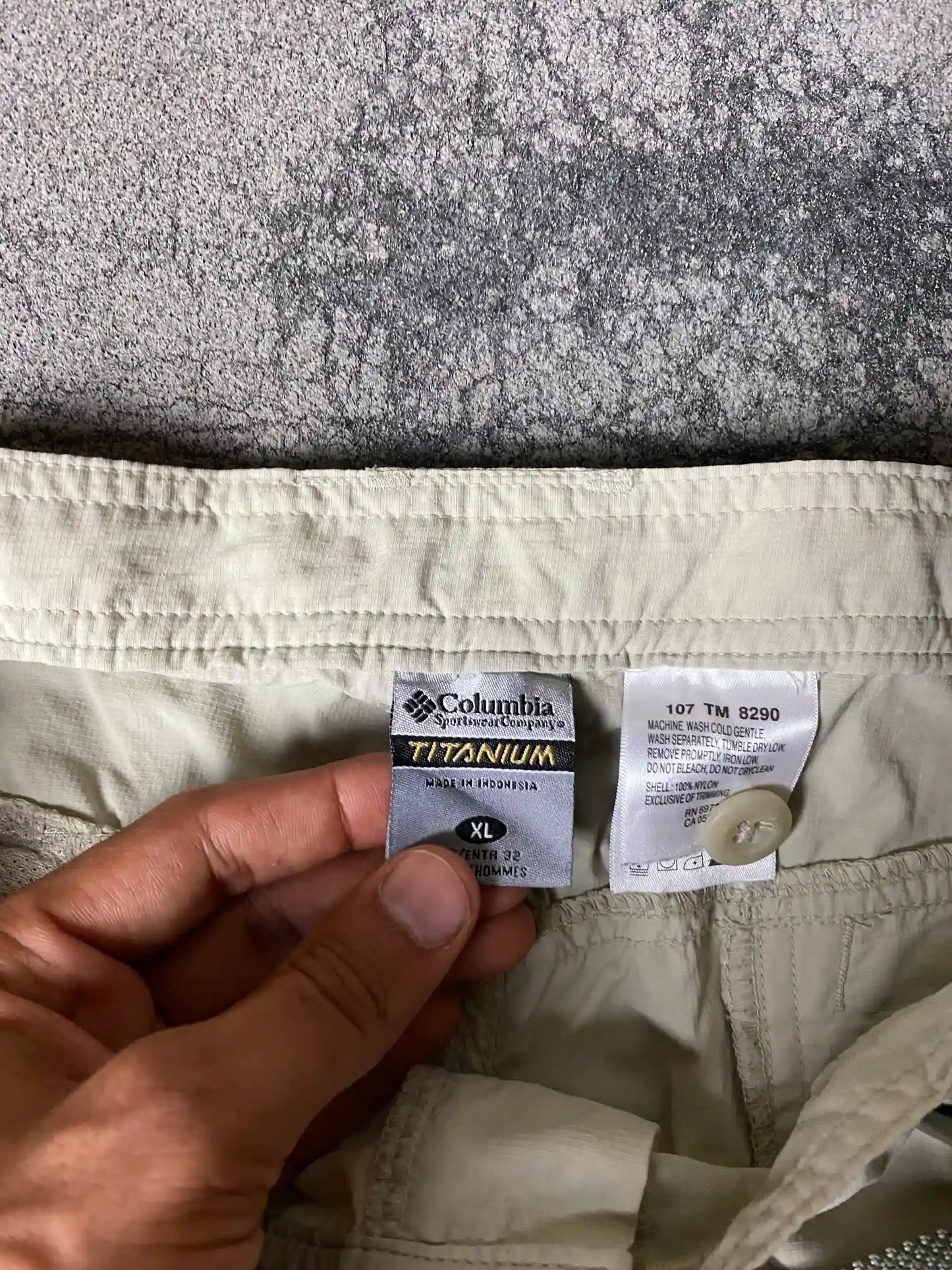 COLUMBIA TITANIUM CARGO TRACK PANTS