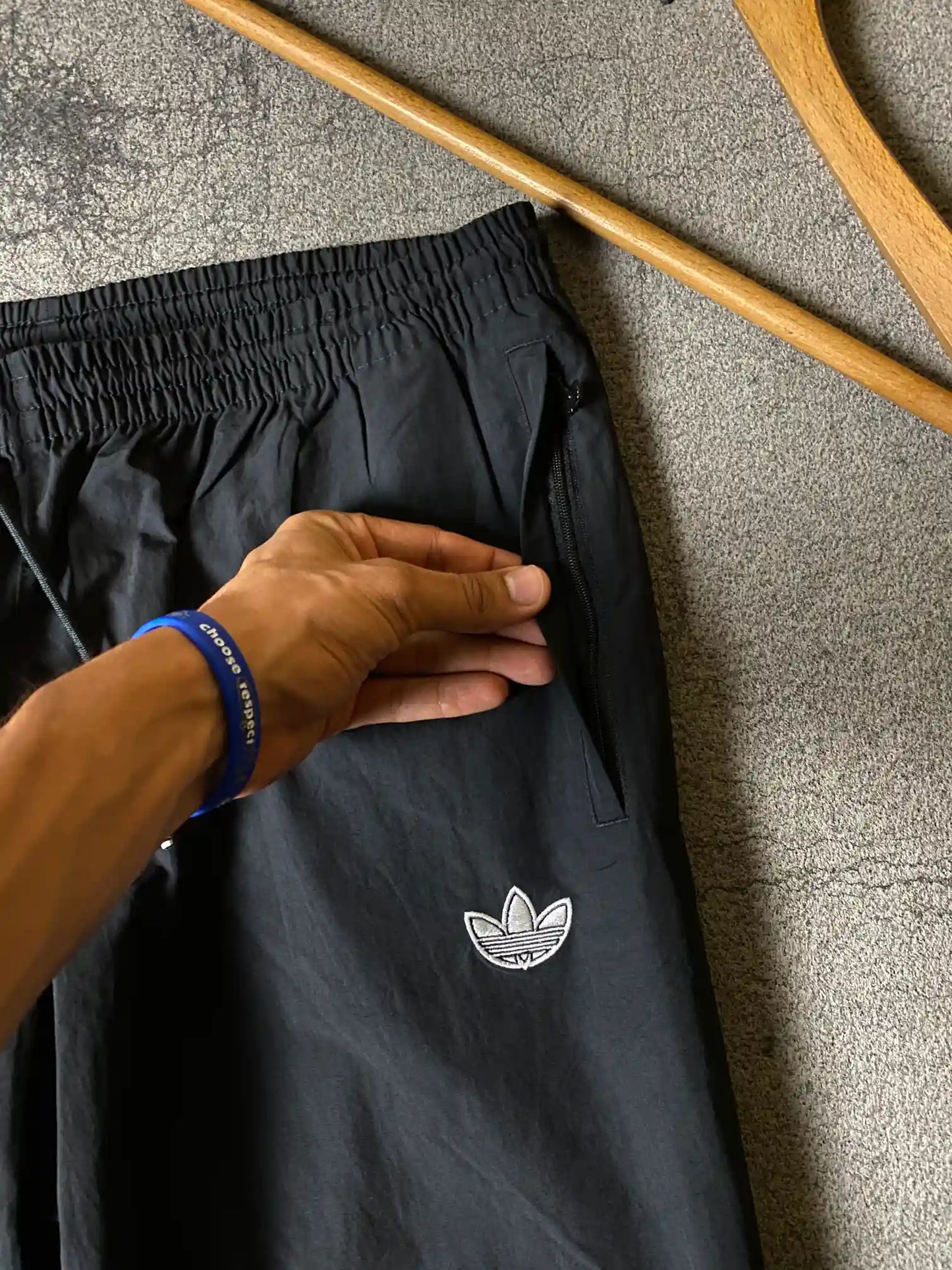 ADIDAS STREETWEAR SWOOSH TRACK TROUSER
