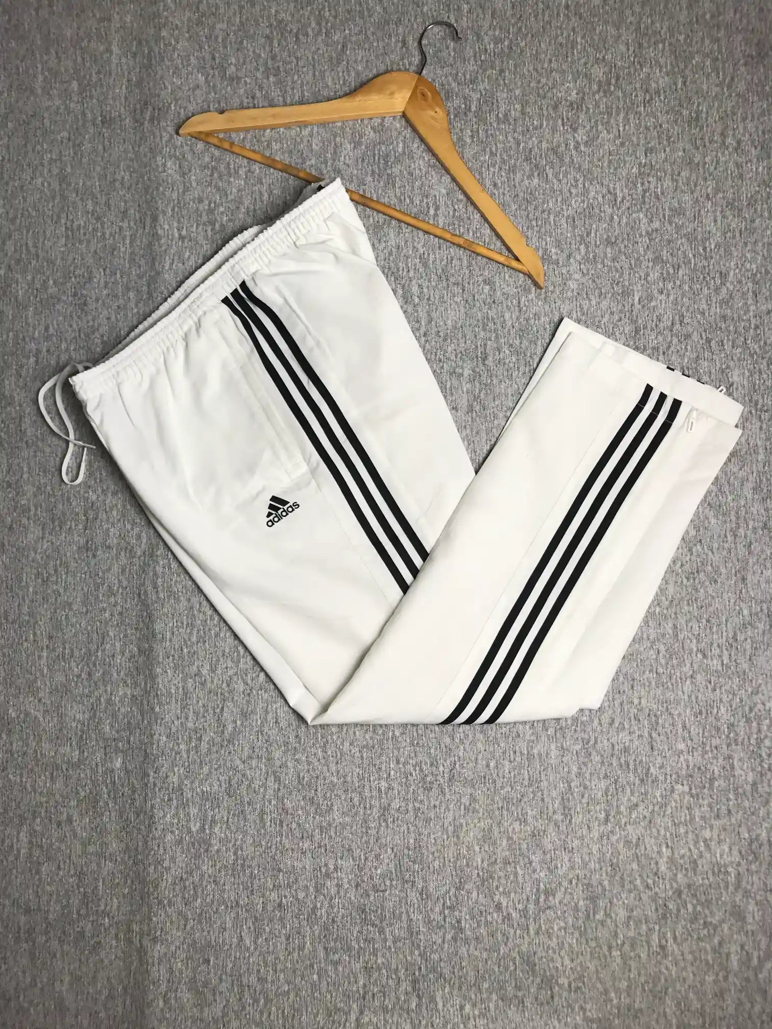 Preloved Adidas White Trousers