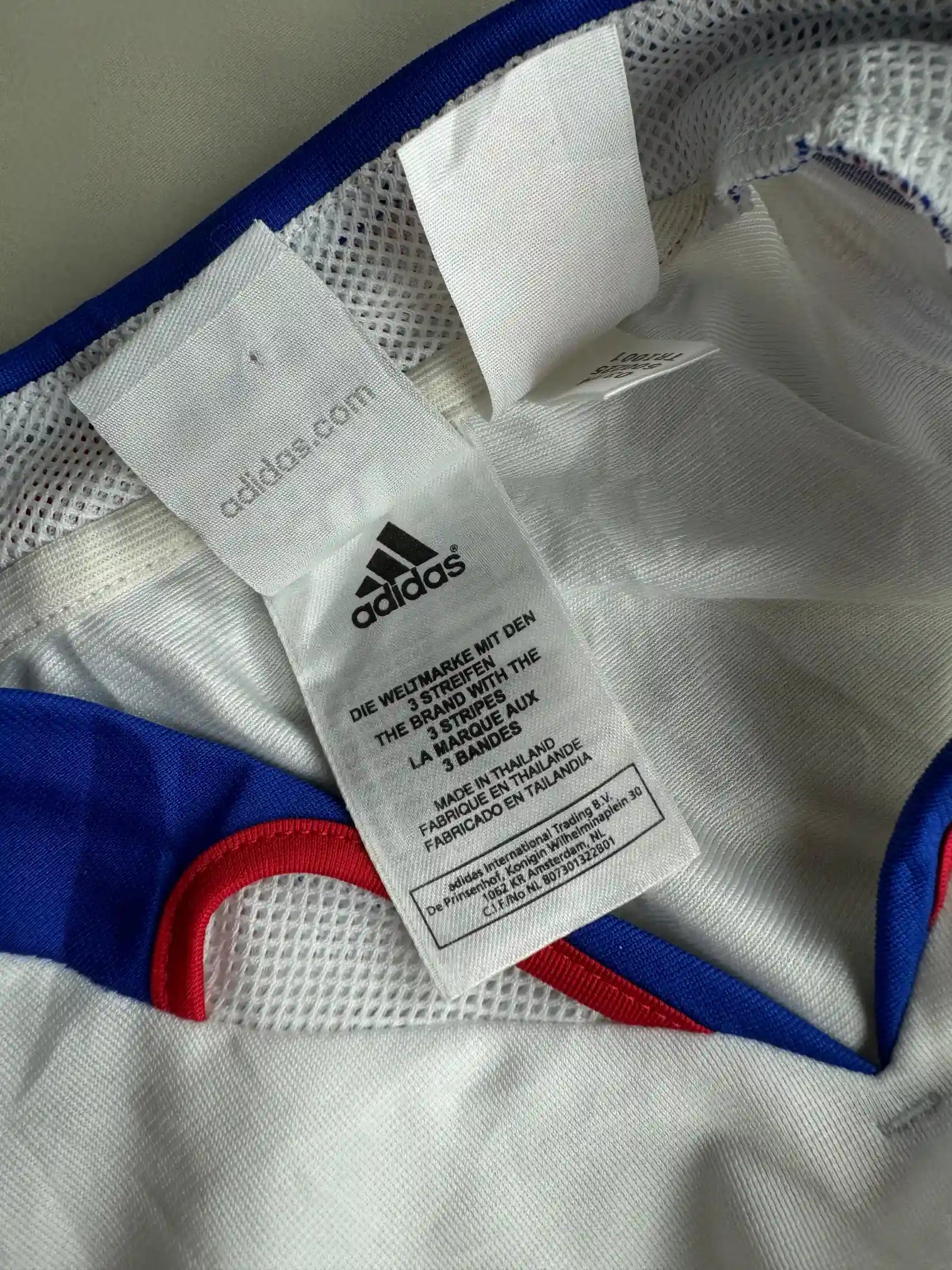 Premium Preloved Adidas 2004 France White Jersey