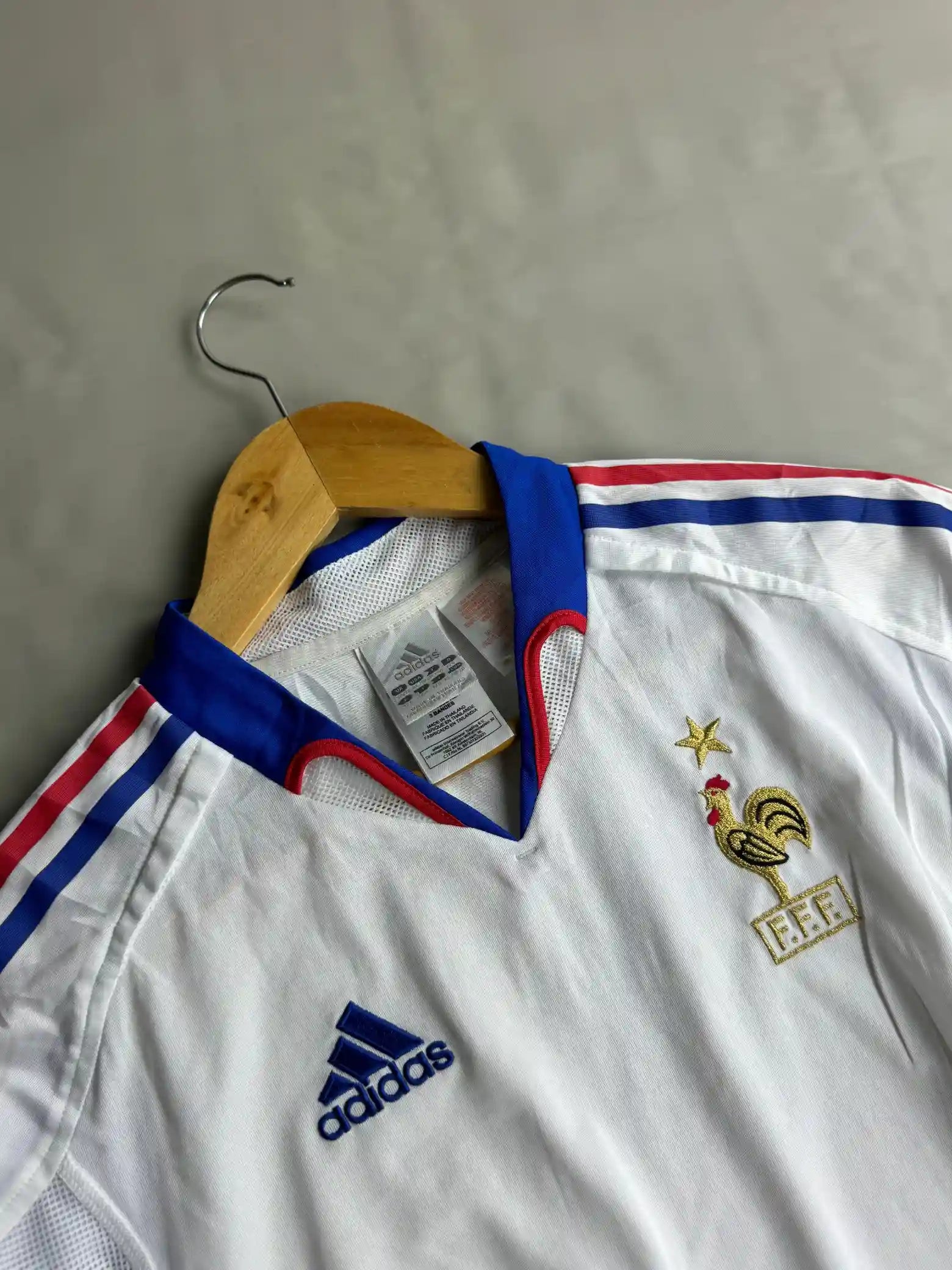 Premium Preloved Adidas 2004 France White Jersey