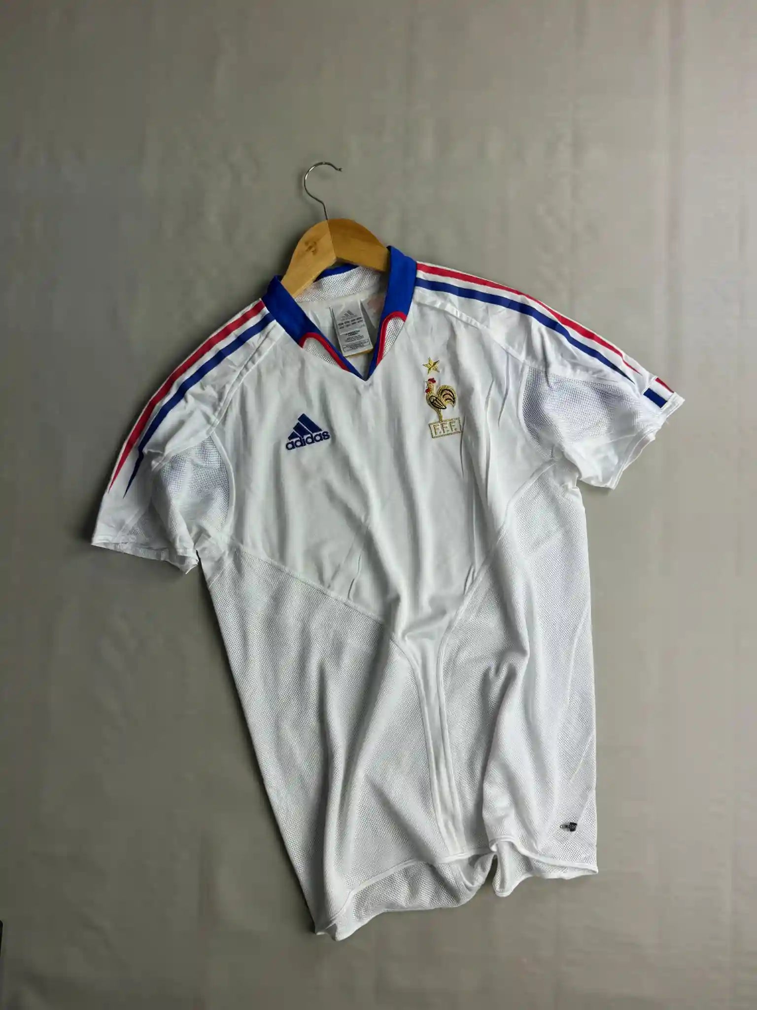 Premium Preloved Adidas 2004 France White Jersey