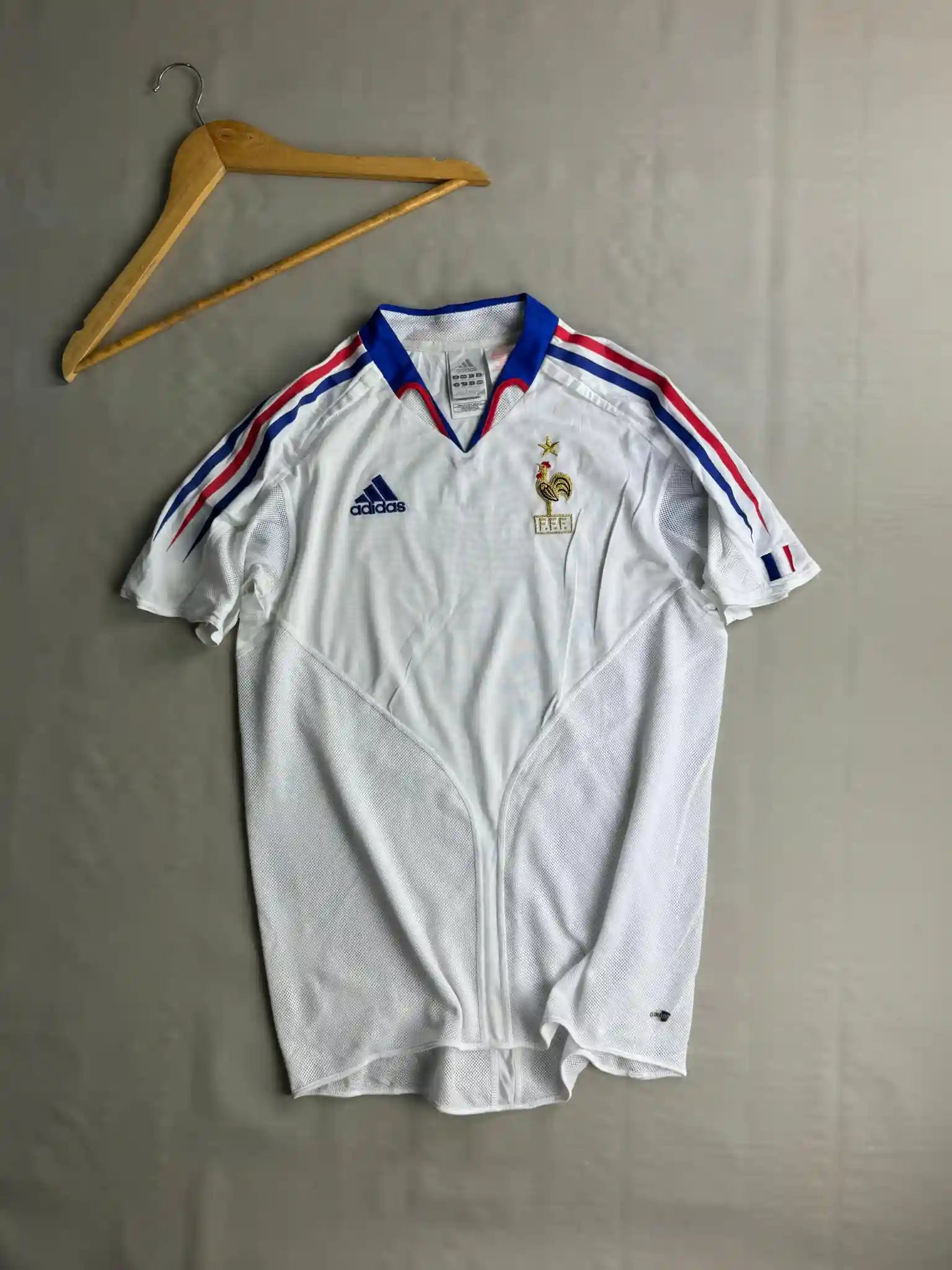 Premium Preloved Adidas 2004 France White Jersey