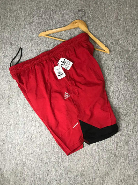 Preloved Reebok Red Sports Shorts with Tags