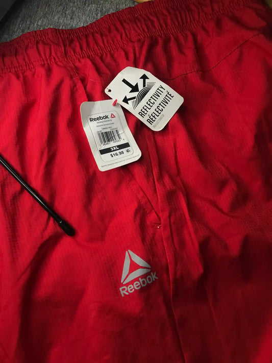 Preloved Reebok Red Sports Shorts with Tags