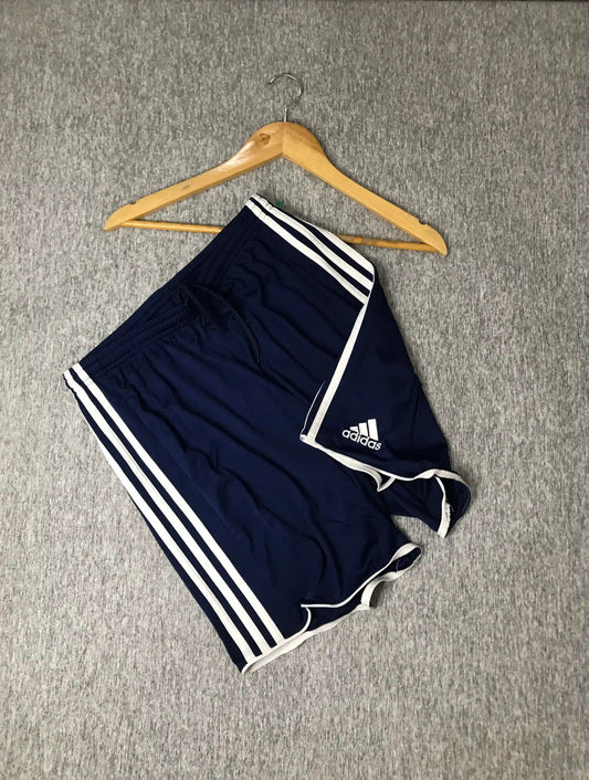 Preloved Adidas x Three Stripes Matchday Sports Shorts - preloved - shorts - Athletewearz